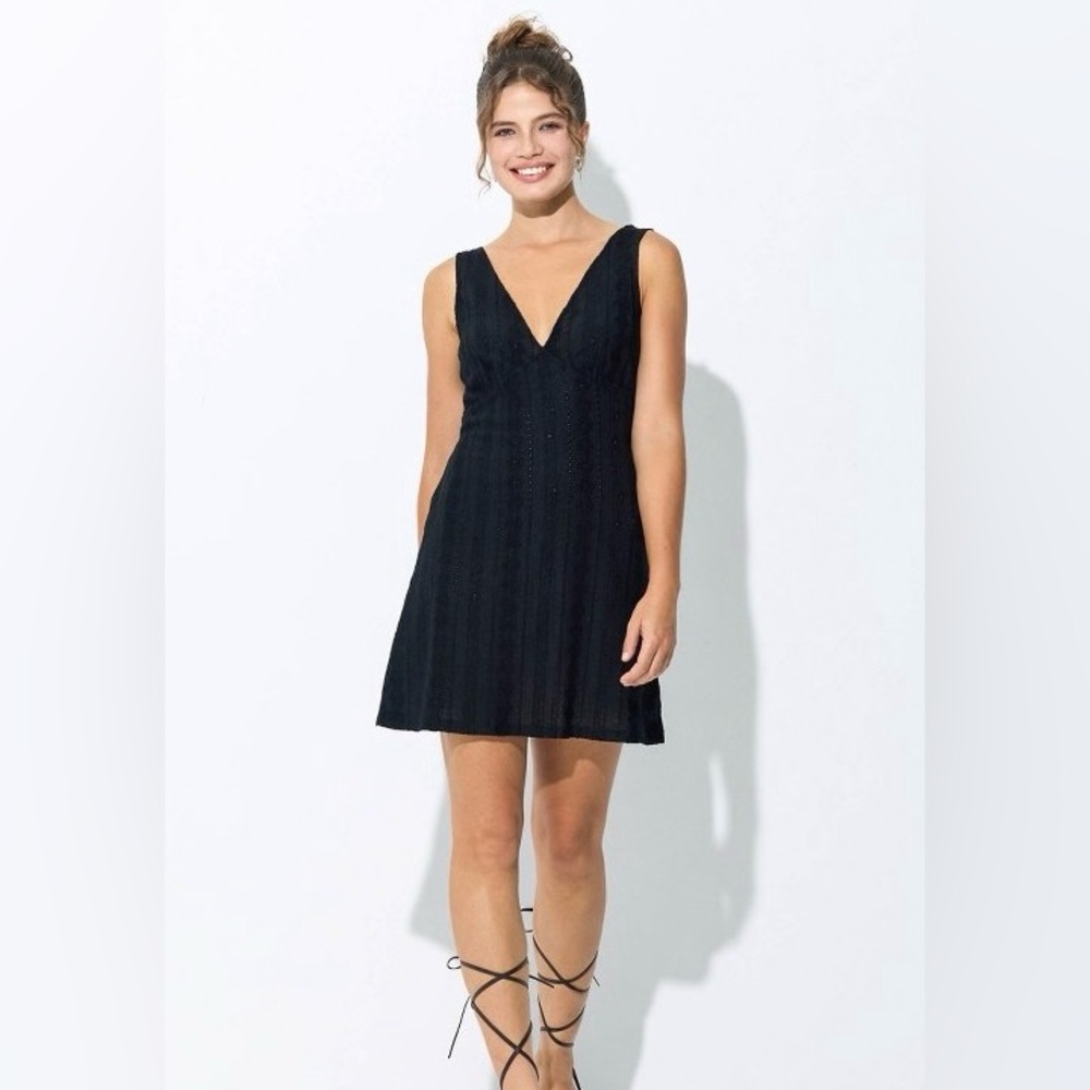 NWT Women's Mini Dress from Wild Fable - Black in a Poly/Spandex Blend Size L